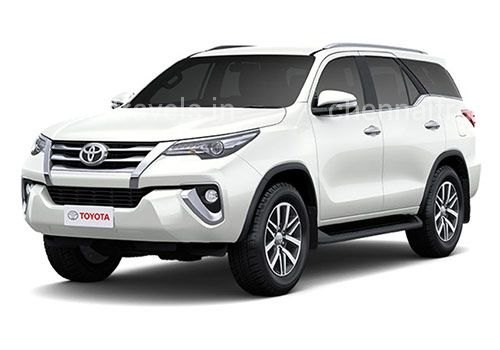 Hire fortuner car in chenai