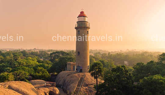 Lighthouse – Panoramic Views7 Light House in Mahabalipuram